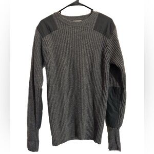L.L. Bean 100% Wool and 100% Cotton Men’s Large Tall Gray Sweater